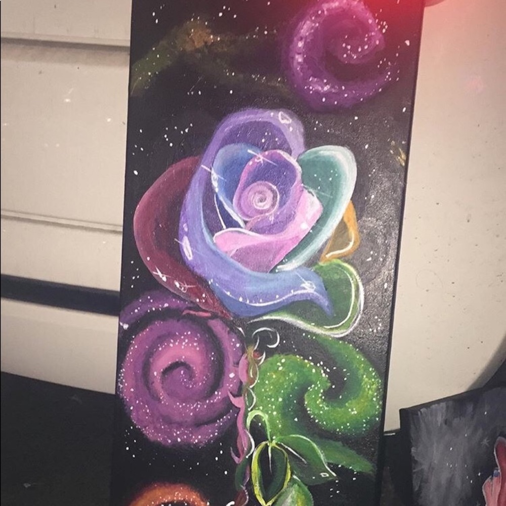 Original Rose Painting